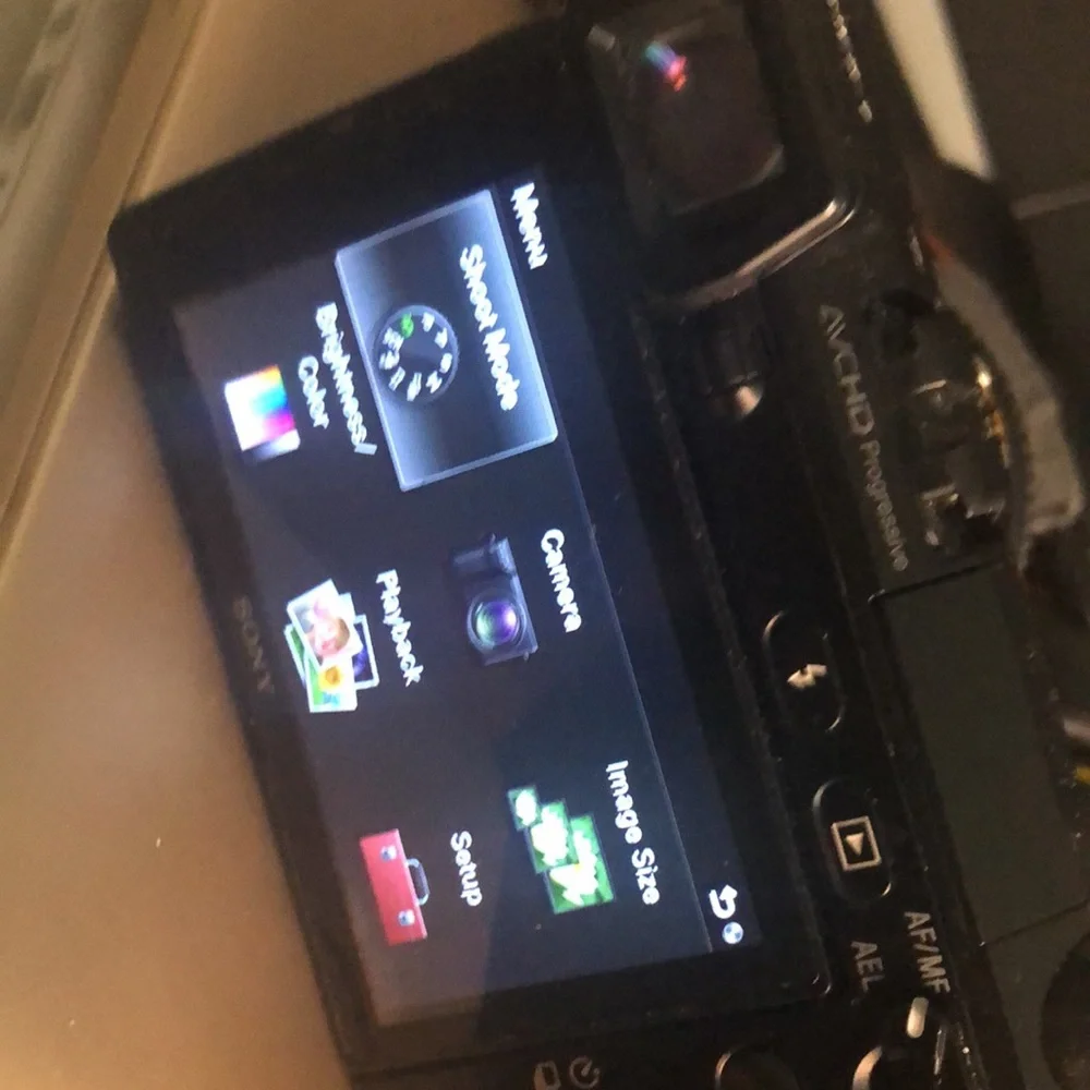 SONY NEX 7 Alpha mirrorless camera excellent quality Konica lens.